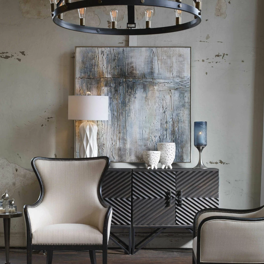 New ๐ UTTERMOST "OPEN SEAS" HAND PAINTED TEXTURED ACRYLIC ON CANVAS Wall Art ๐ 2 UTTERMOST "OPEN SEAS" HAND PAINTED TEXTURED ACRYLIC ON CANVAS Wall Art