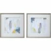 UTTERMOST "FRACTAL PASTEL" GLASS FRAMED PRINTS | SET OF 2 Wall Art