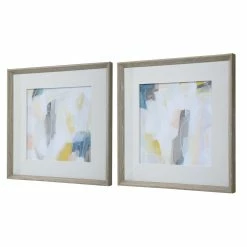 Best reviews of ๐งจ UTTERMOST "FRACTAL PASTEL" GLASS FRAMED PRINTS | SET OF 2 Wall Art ๐คฉ 9 UTTERMOST