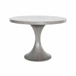 MOES 43'' ROUND TULIP CONCRETE DINING TABLE