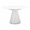 MOES OTAGO GLOSS WHITE LACQUER ROUND DINING TABLE Kitchen + Dining