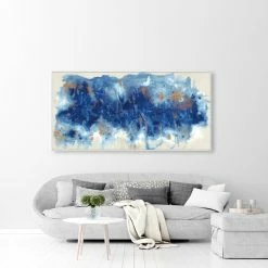 L ART Wall Art "MEETING AT THE SEA" CANVAS ART