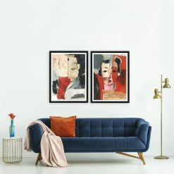 L ART "ON THING LEFT TO SAY II" GLASS FRAMED ART Wall Art