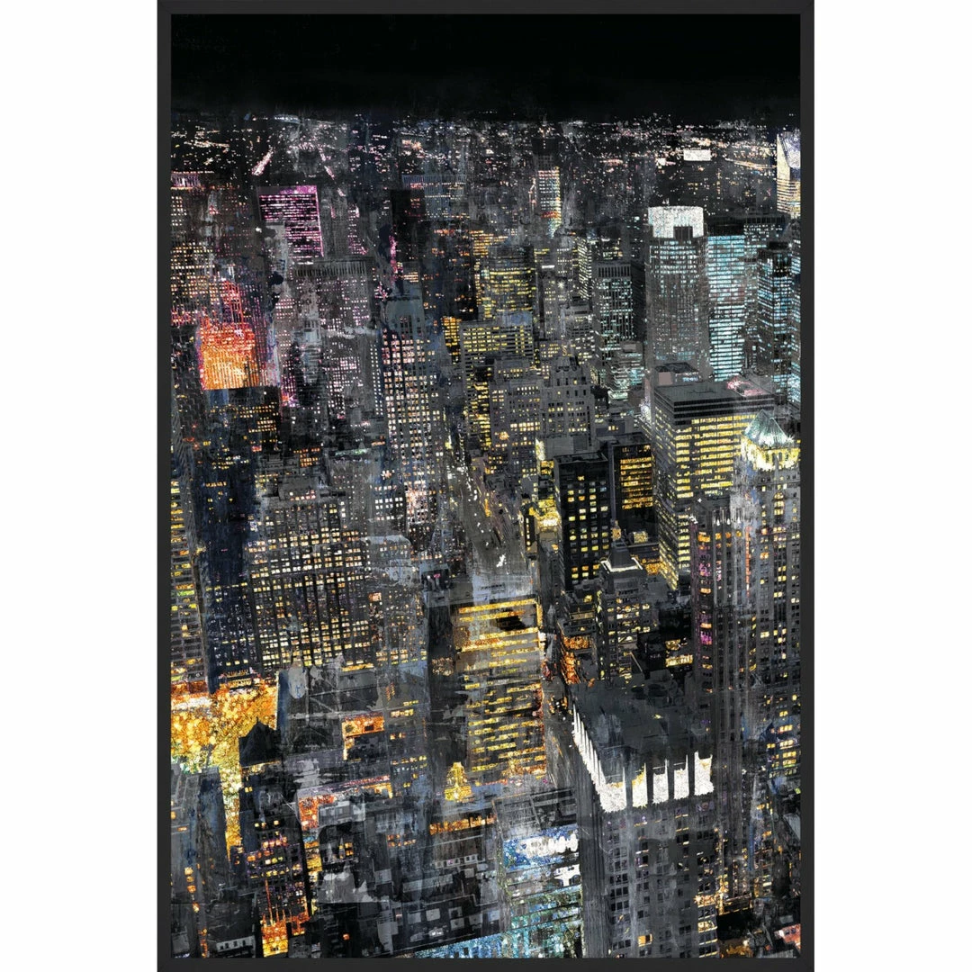 Best reviews of π L ART "STARRY CITY I & II" GLASS FRAMED ART π― 2 L ART "STARRY CITY I & II" GLASS FRAMED ART