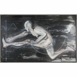 L ART Wall Art "CONQUERING HURDLES" CANVAS ART