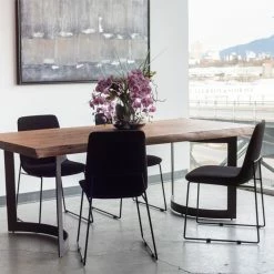 MOES BENT LIVE-EDGE DINING TABLE