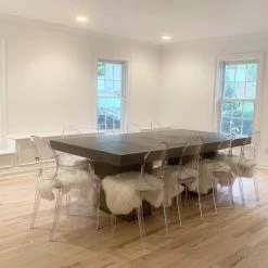 URBIA Kitchen + Dining CONCRETE SLAB DINING TABLE