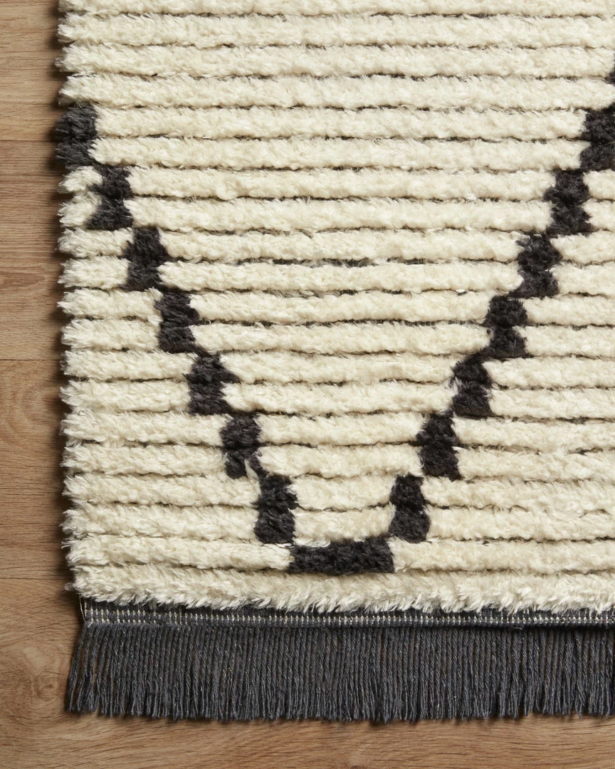 Best reviews of ๐ LOLOI ALICE 04 RIBBED FRINGE RUG: CREAM, CHARCOAL โญ 4 LOLOI ALICE 04 RIBBED FRINGE RUG: CREAM, CHARCOAL