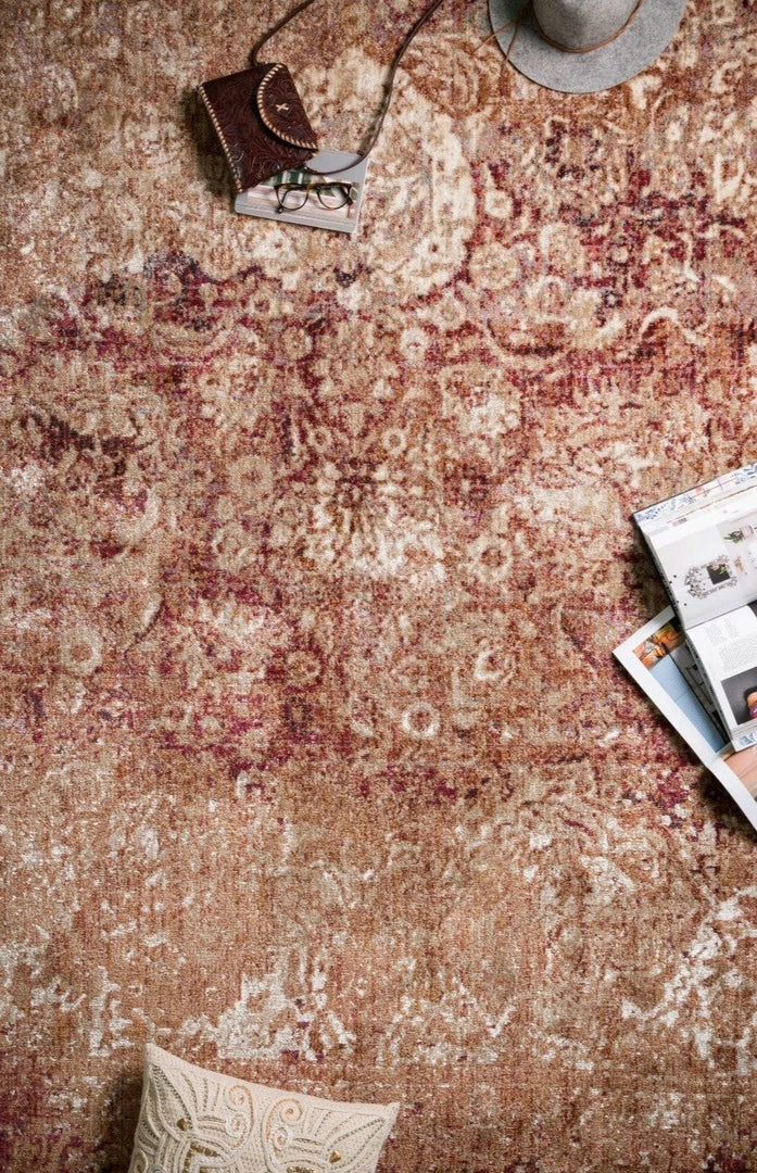 Budget 👍 Loloi ANASTASIA AF-18 COPPER / IVORY Rug 🎁 2 Loloi ANASTASIA AF-18 COPPER / IVORY Rug