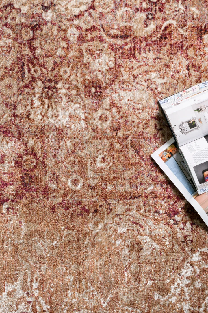 Budget 👍 Loloi ANASTASIA AF-18 COPPER / IVORY Rug 🎁 3 Loloi ANASTASIA AF-18 COPPER / IVORY Rug