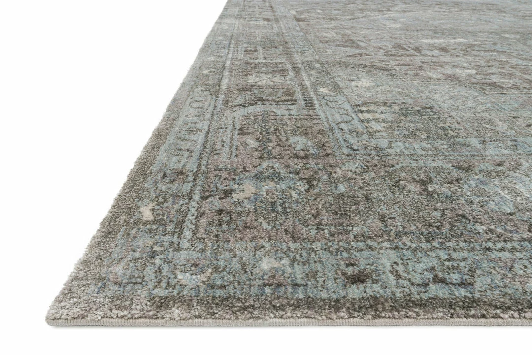 New โ Loloi ANASTASIA AF-22 STONE / BLUE Rug ๐ 2 Loloi ANASTASIA AF-22 STONE / BLUE Rug