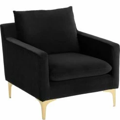 Flash Sale π NUEVO Living Room ANDERS VELVET VELOUR ARM CHAIR π 44 NUEVO Living Room ANDERS VELVET VELOUR ARM CHAIR