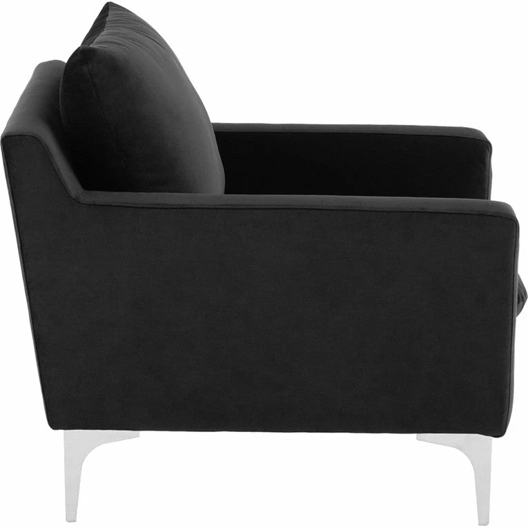 Flash Sale π NUEVO Living Room ANDERS VELVET VELOUR ARM CHAIR π 17 NUEVO Living Room ANDERS VELVET VELOUR ARM CHAIR