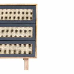 MOES ASHTON MANGO WOOD + CANE CHEST Bedroom