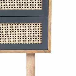 MOES ASHTON MANGO WOOD + CANE CHEST Bedroom