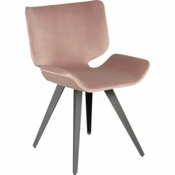 NUEVO ASTRID VELOUR VELVET DINING CHAIR