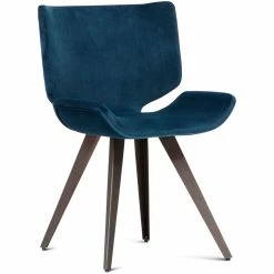NUEVO ASTRID VELOUR VELVET DINING CHAIR