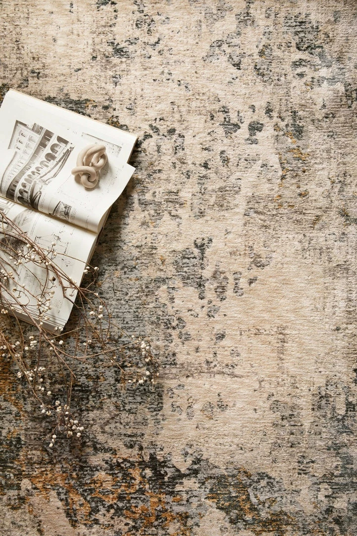 Discount 🌟 Loloi AXEL 04 RUG: SANDSTONE / HAZE 🤩 3 Loloi AXEL 04 RUG: SANDSTONE / HAZE