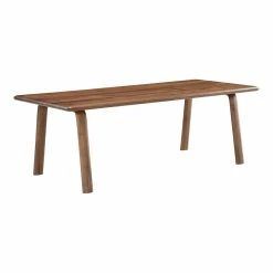MOES MALIBU WALNUT WOOD DINING TABLE