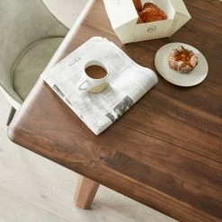 MOES MALIBU WALNUT WOOD DINING TABLE
