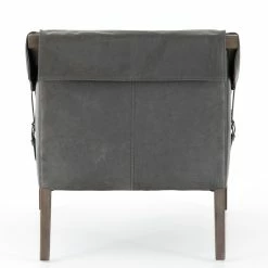 Best deal ๐ฏ FOUR HANDS Furniture CHAPS EBONY LEATHER BUCKLE STRAPPED CHAIR ๐ 14 FOUR HANDS Furniture CHAPS EBONY LEATHER BUCKLE STRAPPED CHAIR