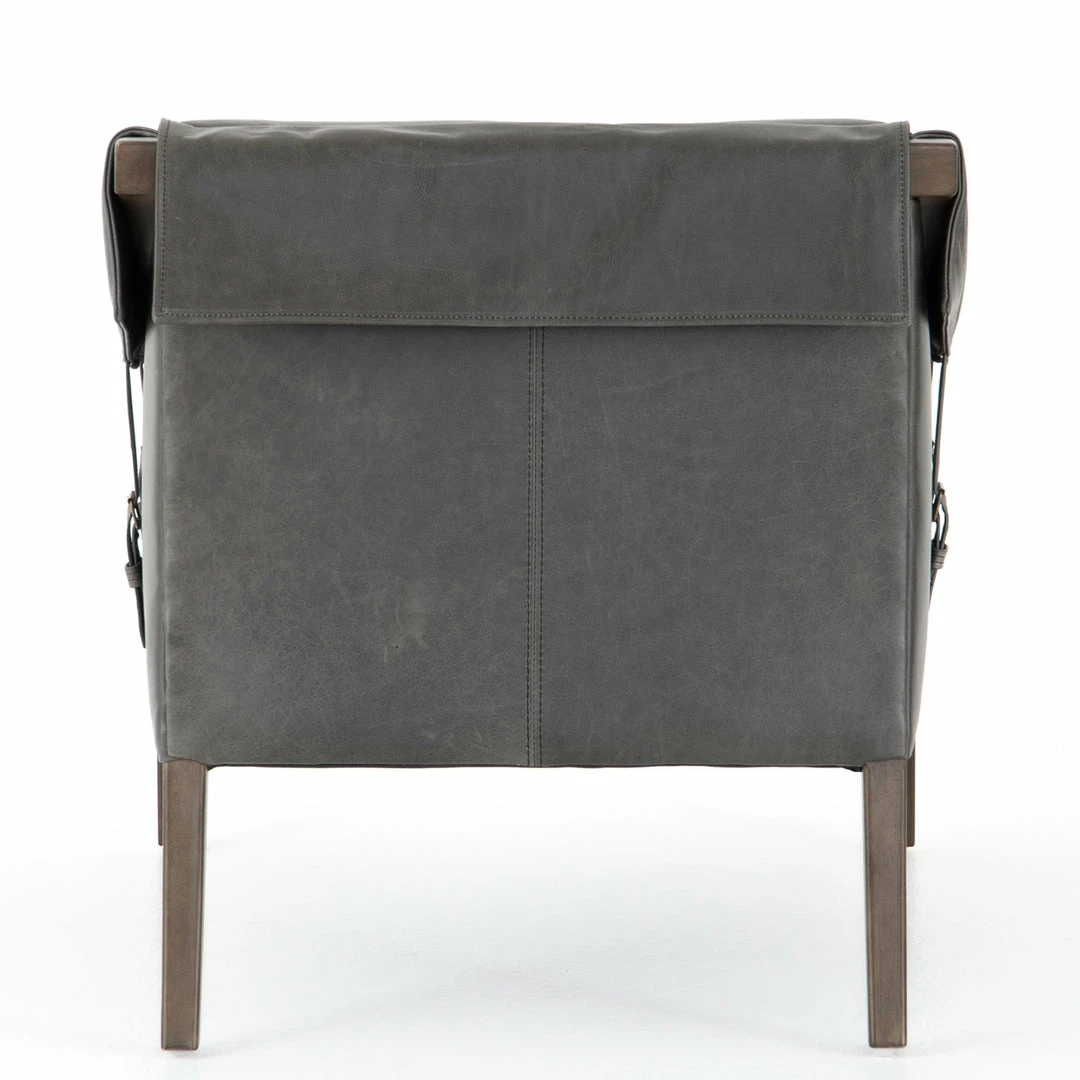 Best deal ๐ฏ FOUR HANDS Furniture CHAPS EBONY LEATHER BUCKLE STRAPPED CHAIR ๐ 4 FOUR HANDS Furniture CHAPS EBONY LEATHER BUCKLE STRAPPED CHAIR