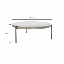 MOES MENDOZA CONCRETE COFFEE TABLE