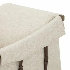 FOUR HANDS Furniture BUCKLE STRAPPED CHAIR: THAMES CREAM