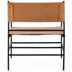 FOUR HANDS BUFFALO LEATHER SLING CHAIR Living Room