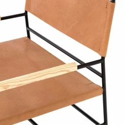 FOUR HANDS BUFFALO LEATHER SLING CHAIR Living Room