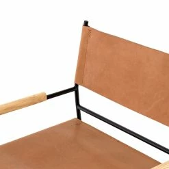 FOUR HANDS BUFFALO LEATHER SLING CHAIR Living Room