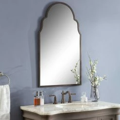 UTTERMOST BURNISHED ARCH MIRROR