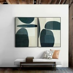 L ART Wall Art "BALANCING ACT I" CANVAS ART