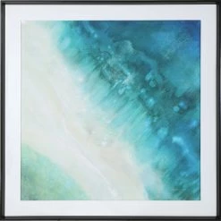 UTTERMOST "BIRD'S-EYE VIEW" GLASS FRAMED PRINT