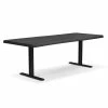 URBIA Kitchen + Dining BROOKS LIVE EDGE DINING TABLE: EBONIZED