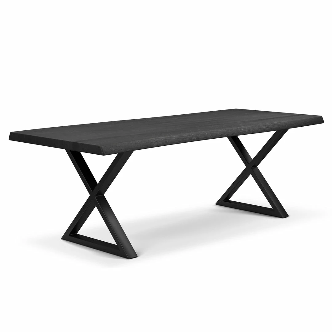 Hot Sale ๐ฏ URBIA Kitchen + Dining BROOKS LIVE EDGE DINING TABLE: EBONIZED ๐ 13 URBIA Kitchen + Dining BROOKS LIVE EDGE DINING TABLE: EBONIZED