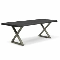 Hot Sale ๐ฏ URBIA Kitchen + Dining BROOKS LIVE EDGE DINING TABLE: EBONIZED ๐ 34 URBIA Kitchen + Dining BROOKS LIVE EDGE DINING TABLE: EBONIZED