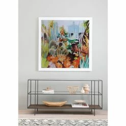FOUR HANDS BYRON MEDIA CONSOLE DISPLAY SHELF