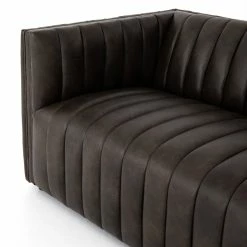 Promo π₯° FOUR HANDS Furniture AUGUSTINE CHANNEL TUFTED LEATHER SOFA π 14 FOUR HANDS Furniture AUGUSTINE CHANNEL TUFTED LEATHER SOFA