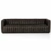 FOUR HANDS Furniture AUGUSTINE CHANNEL TUFTED LEATHER SOFA