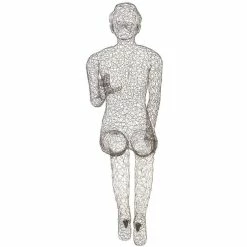 PHILLIPS COLLECTION CRAZY WIRE LOUNGING FEMALE 2 Pillows + Decor