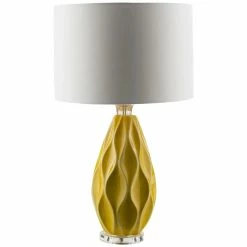 SURYA CHARLOTTE LAMP: YELLOW Lighting