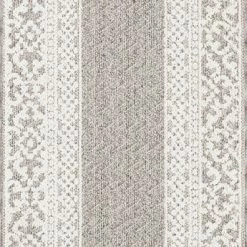 LOLOI COLE 05 INDOOR-OUTDOOR RUG: GREY, IVORY