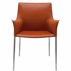 Top 10 🥰 NUEVO COLTER LEATHER DINING ARM CHAIR Kitchen + Dining 🎉 30 NUEVO COLTER LEATHER DINING ARM CHAIR Kitchen + Dining