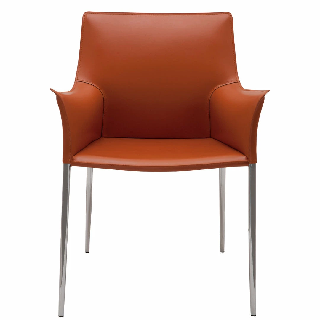 Top 10 🥰 NUEVO COLTER LEATHER DINING ARM CHAIR Kitchen + Dining 🎉 13 NUEVO COLTER LEATHER DINING ARM CHAIR Kitchen + Dining