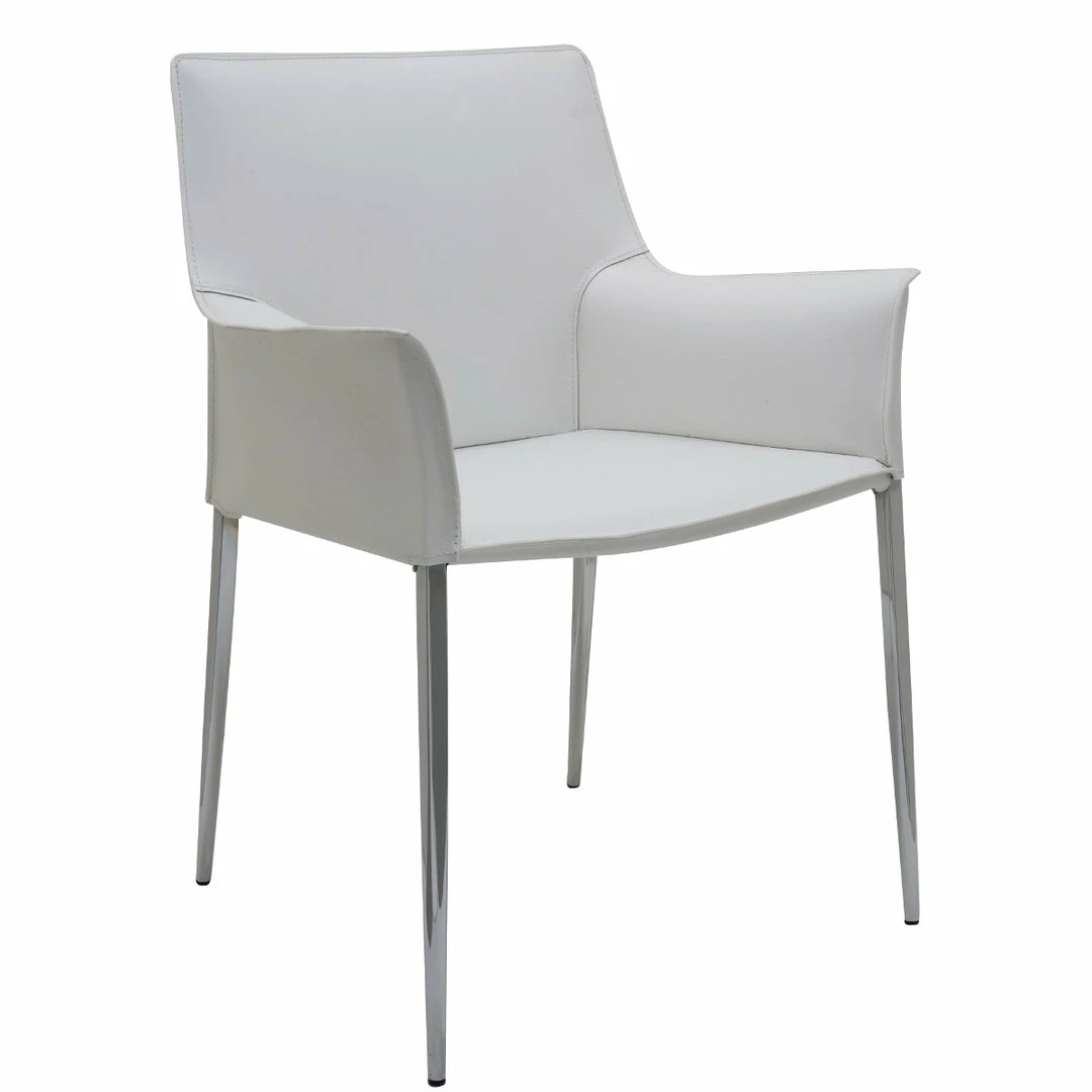 Top 10 🥰 NUEVO COLTER LEATHER DINING ARM CHAIR Kitchen + Dining 🎉 2 NUEVO COLTER LEATHER DINING ARM CHAIR Kitchen + Dining