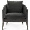 FOUR HANDS Furniture COPELAND CHAIR: BELLA SMOKE VELVET