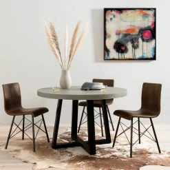 Deals π FOUR HANDS CYRUS 48"ROUND INDOOR-OUTDOOR DINING TABLE β¨ 8 FOUR HANDS CYRUS 48