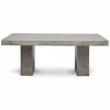 URBIA Kitchen + Dining CONCRETE SLAB DINING TABLE