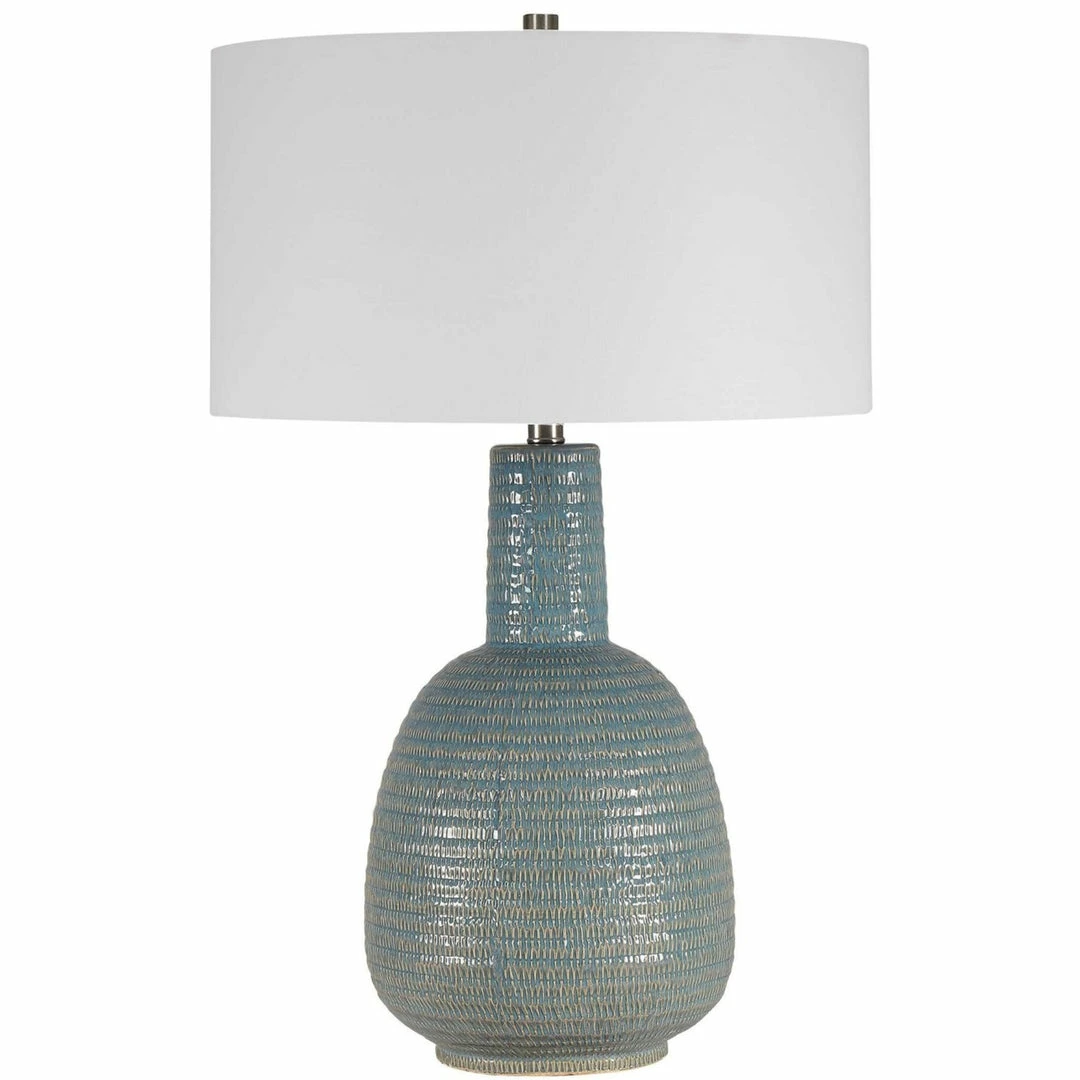 Top 10 ⭐ UTTERMOST DELTA AQUA GLAZE CERAMIC LAMP ⭐ 1 UTTERMOST DELTA AQUA GLAZE CERAMIC LAMP